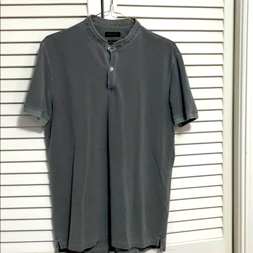 Massimo Dutti Henley collar polo